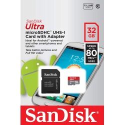 Tarjeta Micro SD 32GB Clase 10 sandisk