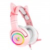 Audífonos Gamer Onikuma K9 Cat Rosado