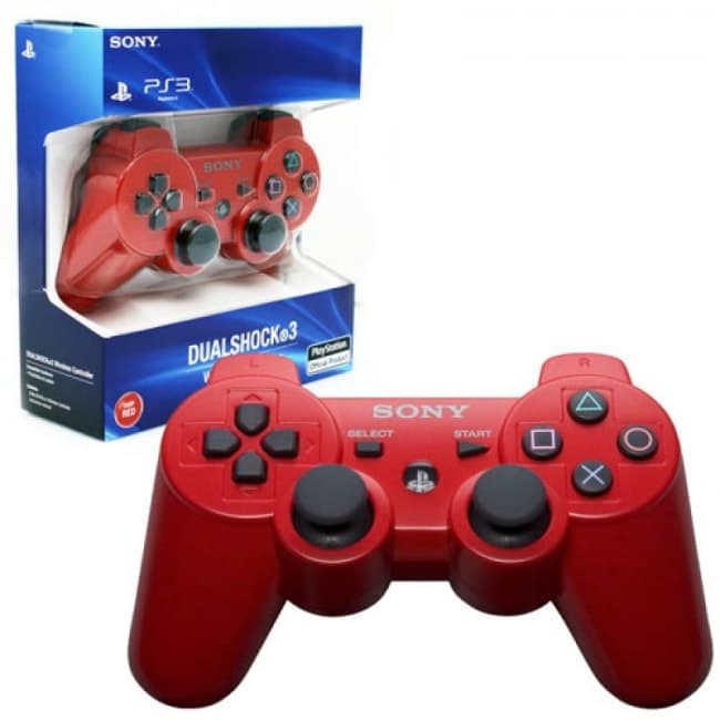 Mando Para Ps3 Playstation 3 Nuevo Rojo + Cable UNIVERSAL