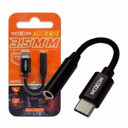 Adaptador USB C a Plug 3.5mm Audio Moxom