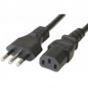 Cable Poder Corriente Tipo C13 Triple Ac