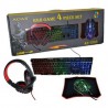 Kit Teclado - Mouse - Audifonos - Mousepad Gamer AOAS